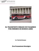 El transporte urbano de pasajeros por ómnibus de Buenos Aires